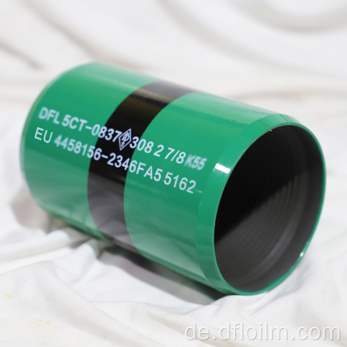 Ölkupplung 2-7/8 &quot;K55 EU/NU OCTG CASING COUPLING